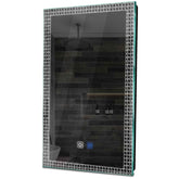 Specchio LED Verticale | Pulsanti touch | Funzione anti-appannamento | Luce bianca fredda - Reyze Serie Official Modello 4